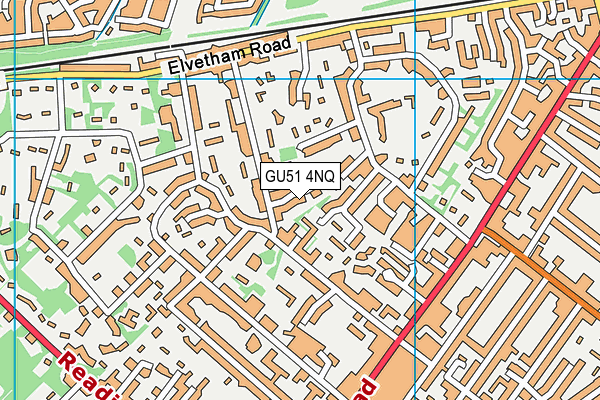 GU51 4NQ map - OS VectorMap District (Ordnance Survey)