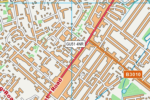 GU51 4NR map - OS VectorMap District (Ordnance Survey)