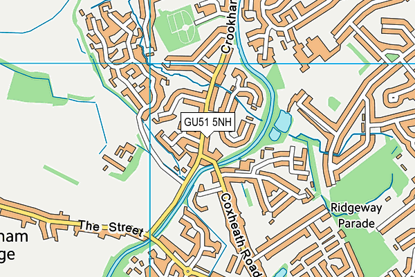 GU51 5NH map - OS VectorMap District (Ordnance Survey)