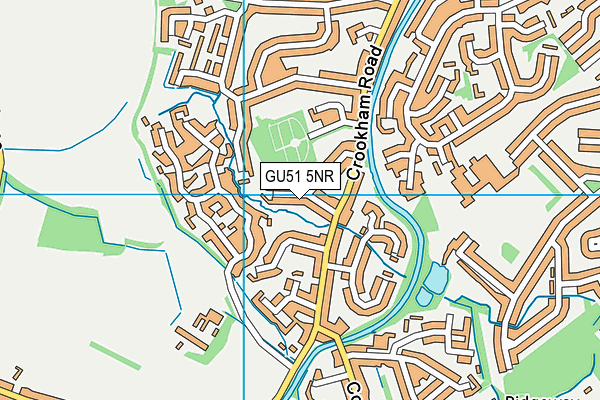 GU51 5NR map - OS VectorMap District (Ordnance Survey)