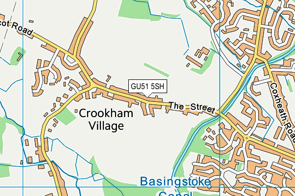 Map of CROOKHAM STREET CONSULTING LTD at district scale