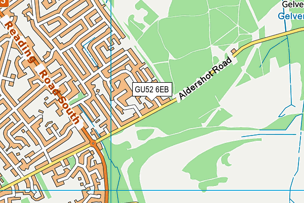 GU52 6EB map - OS VectorMap District (Ordnance Survey)