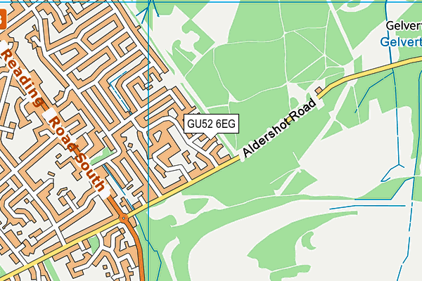 GU52 6EG map - OS VectorMap District (Ordnance Survey)