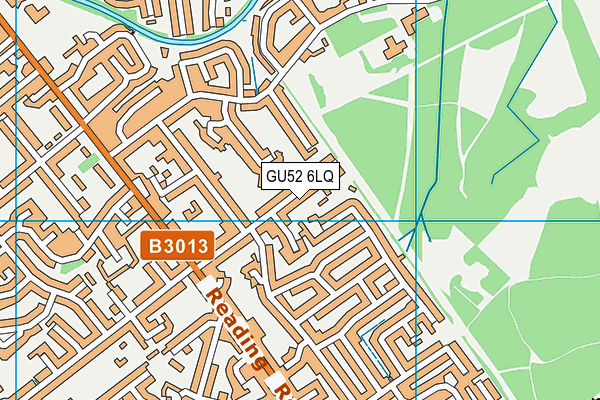 GU52 6LQ map - OS VectorMap District (Ordnance Survey)
