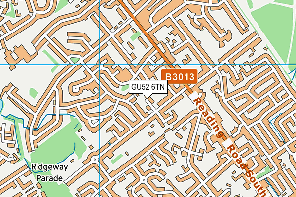 GU52 6TN map - OS VectorMap District (Ordnance Survey)