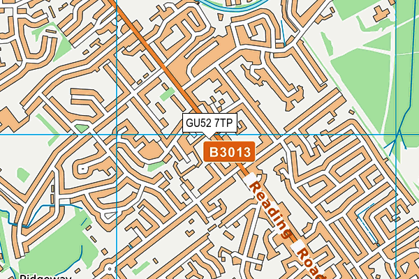 GU52 7TP map - OS VectorMap District (Ordnance Survey)
