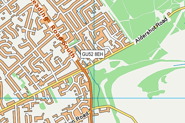 GU52 8EH map - OS VectorMap District (Ordnance Survey)