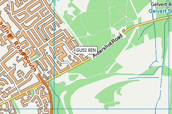 GU52 8EN map - OS VectorMap District (Ordnance Survey)