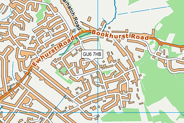 Park Mead Primary map (GU6 7HB) - OS VectorMap District (Ordnance Survey)