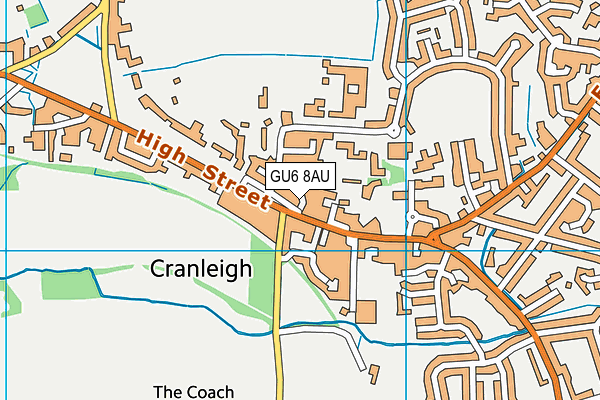 Map of CRANLEIGH MENS BARBERS LIMITED at district scale