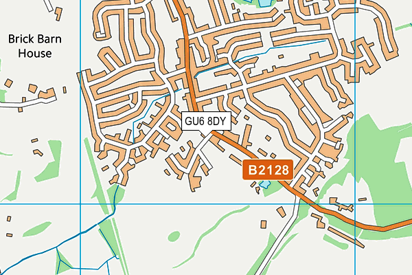 Map of FARNHAM ESTATES DEVELOPMENTS LTD at district scale