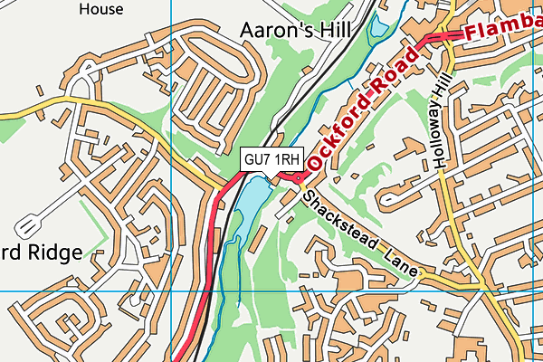 GU7 1RH map - OS VectorMap District (Ordnance Survey)