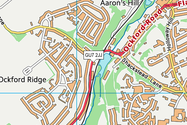 GU7 2JJ map - OS VectorMap District (Ordnance Survey)