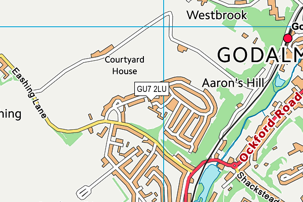 GU7 2LU map - OS VectorMap District (Ordnance Survey)