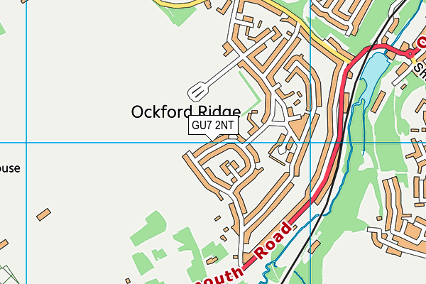 GU7 2NT map - OS VectorMap District (Ordnance Survey)