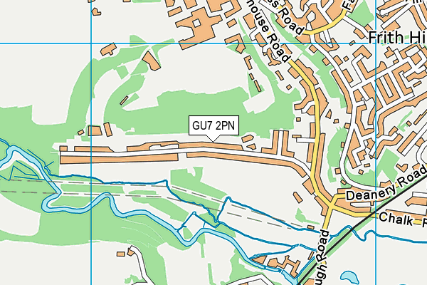 GU7 2PN map - OS VectorMap District (Ordnance Survey)