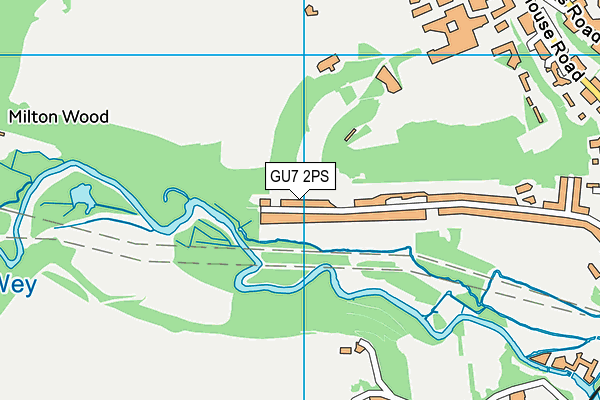GU7 2PS map - OS VectorMap District (Ordnance Survey)