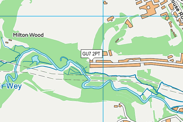 GU7 2PT map - OS VectorMap District (Ordnance Survey)