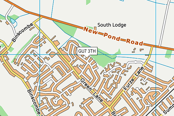 GU7 3TH map - OS VectorMap District (Ordnance Survey)