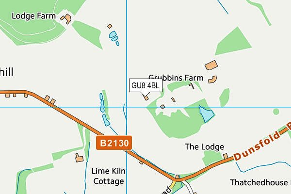 GU8 4BL map - OS VectorMap District (Ordnance Survey)