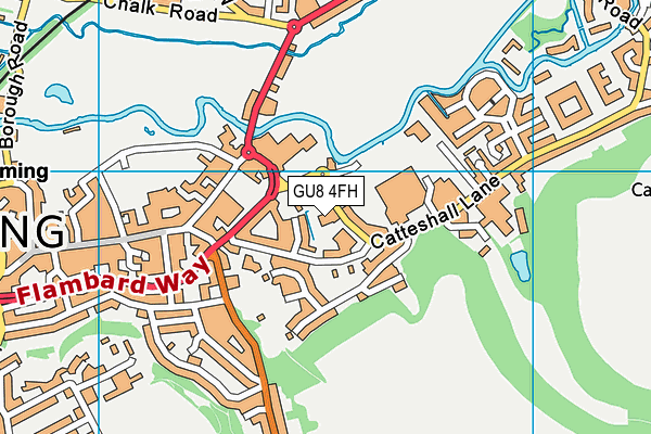 GU8 4FH map - OS VectorMap District (Ordnance Survey)