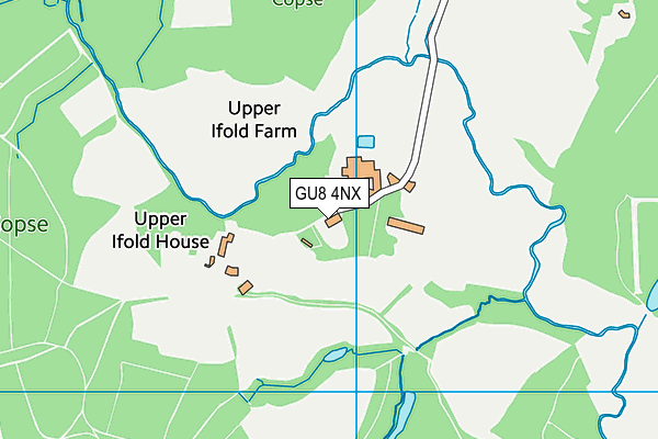 GU8 4NX map - OS VectorMap District (Ordnance Survey)