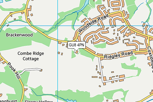 GU8 4PN map - OS VectorMap District (Ordnance Survey)