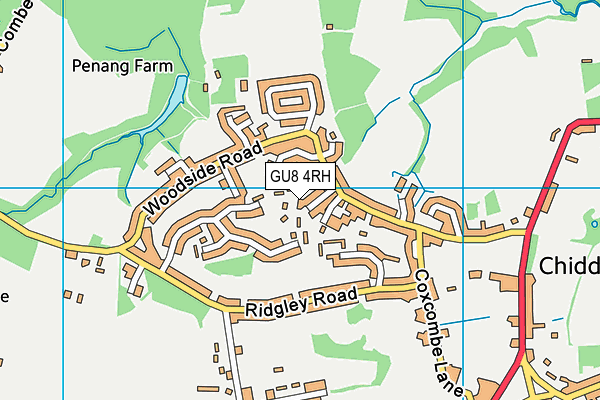GU8 4RH map - OS VectorMap District (Ordnance Survey)