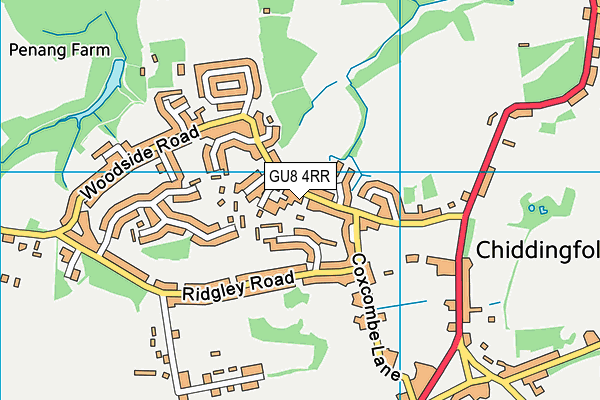 GU8 4RR map - OS VectorMap District (Ordnance Survey)