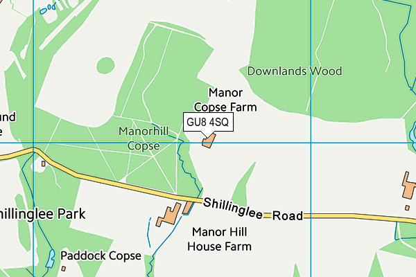 GU8 4SQ map - OS VectorMap District (Ordnance Survey)