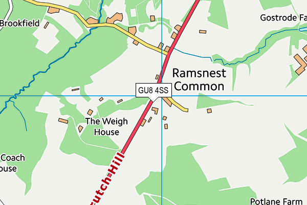 GU8 4SS map - OS VectorMap District (Ordnance Survey)