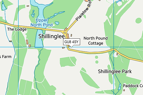 GU8 4SY map - OS VectorMap District (Ordnance Survey)