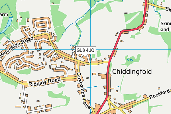 GU8 4UQ map - OS VectorMap District (Ordnance Survey)