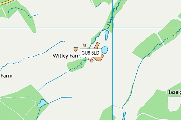 GU8 5LD map - OS VectorMap District (Ordnance Survey)