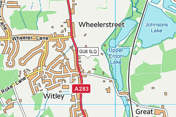 GU8 5LQ map - OS VectorMap District (Ordnance Survey)