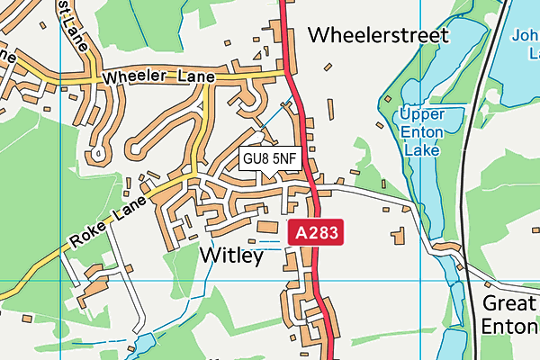 Map of SWAINESLEY LTD at district scale