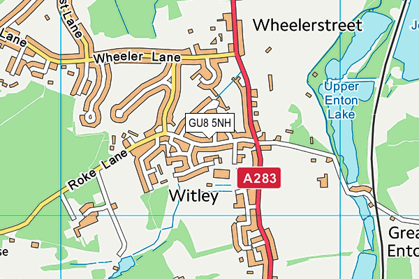 GU8 5NH map - OS VectorMap District (Ordnance Survey)