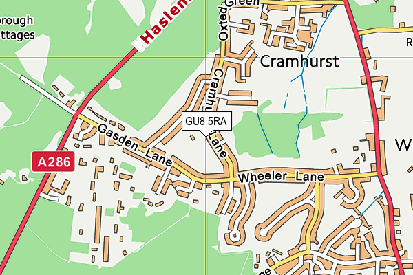 Map of CRAMHURST SYSTEMS LIMITED at district scale