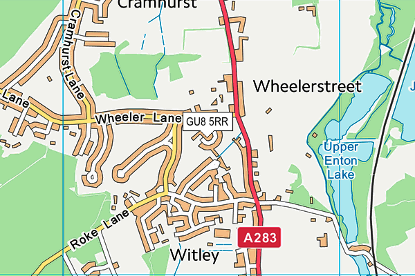 GU8 5RR map - OS VectorMap District (Ordnance Survey)