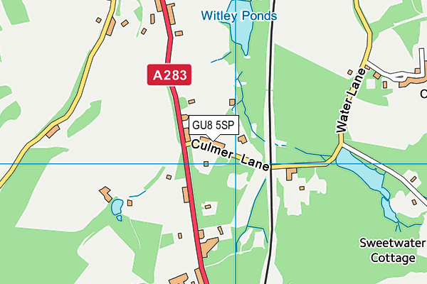 GU8 5SP map - OS VectorMap District (Ordnance Survey)