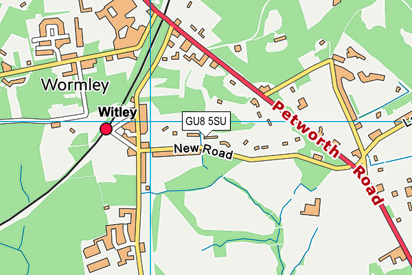 Map of PRICKLES OF GODALMING LTD at district scale