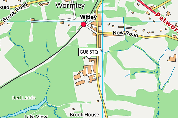 GU8 5TQ map - OS VectorMap District (Ordnance Survey)