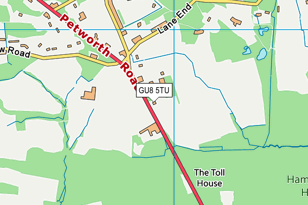 GU8 5TU map - OS VectorMap District (Ordnance Survey)