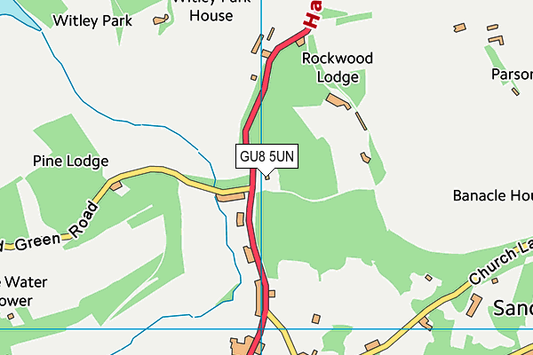 GU8 5UN map - OS VectorMap District (Ordnance Survey)