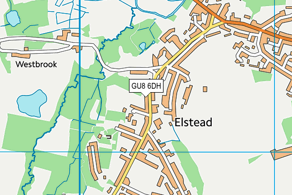 Map of THE GABLES (ELSTEAD) MANAGEMENT COMPANY LIMITED at district scale