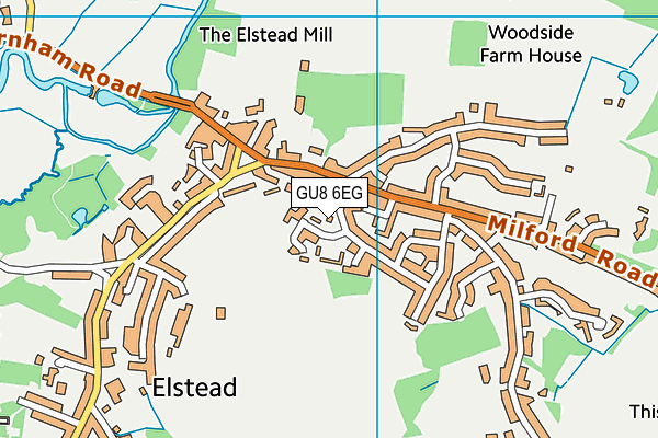 GU8 6EG map - OS VectorMap District (Ordnance Survey)