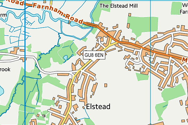 GU8 6EN map - OS VectorMap District (Ordnance Survey)