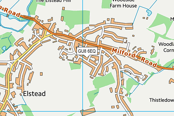 GU8 6EQ map - OS VectorMap District (Ordnance Survey)