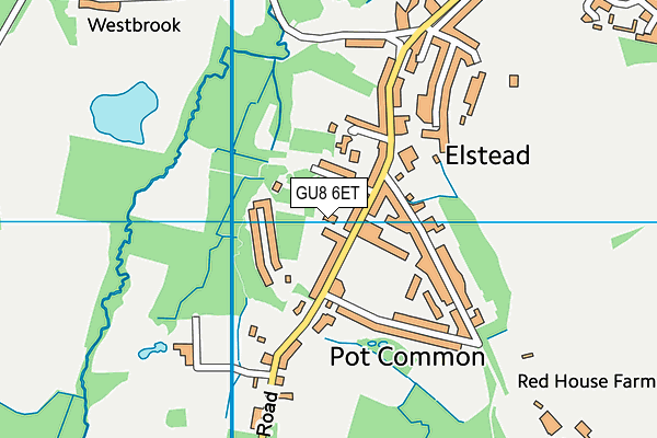 GU8 6ET map - OS VectorMap District (Ordnance Survey)