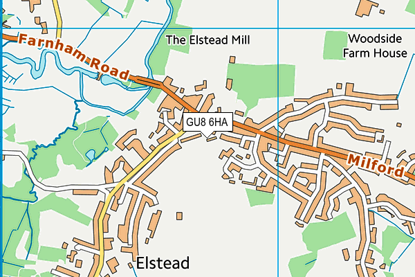 GU8 6HA map - OS VectorMap District (Ordnance Survey)
